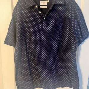 Goodfellow & Co Men's Dark Blue Geometric Shirt